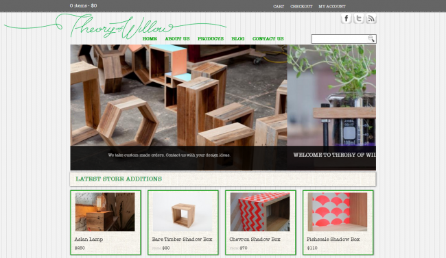 theory of willow homewares