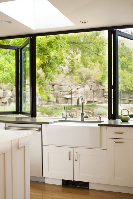 Bi-fold Kitchen Windows