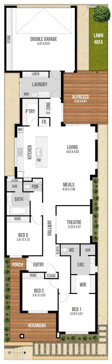 House Plan 66145 One Story Style With