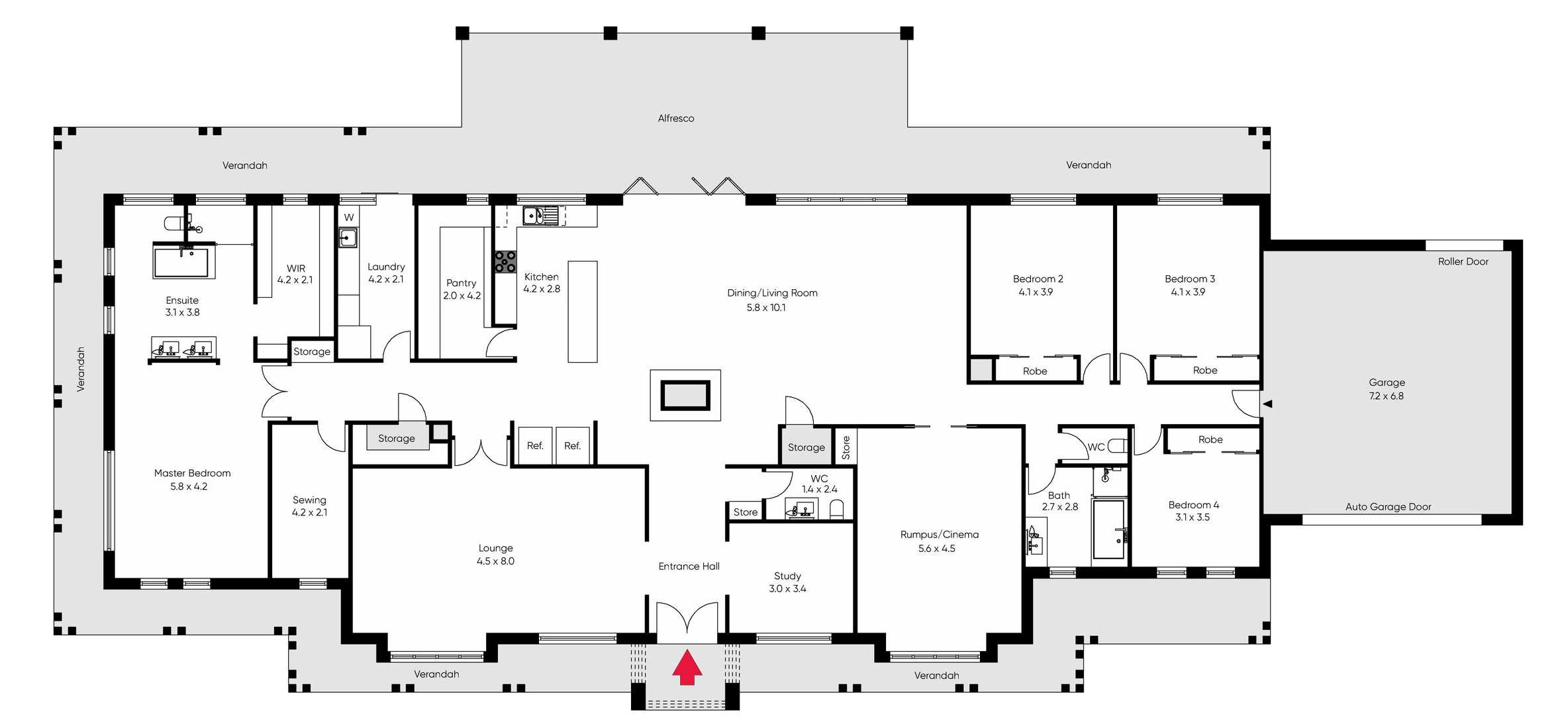 Floor Plan Friday: Deluxe acreage home